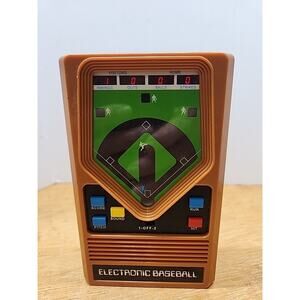 Vintage 1978 Mattel Electronic Baseball Handheld Travel Game Works